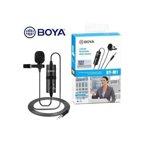 Professional omnidirectional condenser microphone for clear and accurate voice capture
Compatible with smartphones, DSLR cameras, laptops, and audio recorders
Includes 6-meter (20 feet) cable for flexibility and ease of movement
Switchable mode for smartphone and camera use with included LR44 battery
3.5mm TRRS gold-plated plug ensures stable and noise-free connections
Comes with lapel clip, foam windscreen, 6.5mm adapter, and carrying pouch
Ideal for video shooting, interviews, podcasting, teaching, vlogging, and live streaming