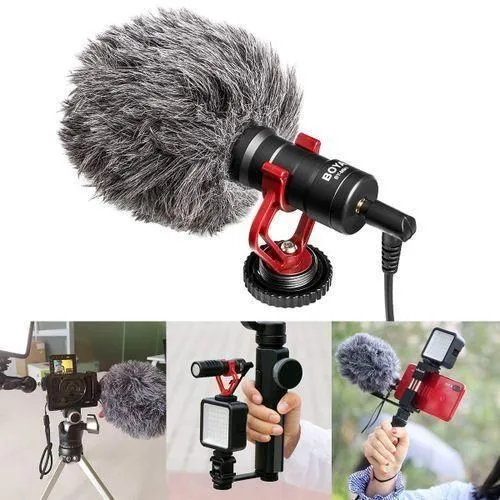 Key Features

 1  Compact and lightweight shotgun microphone
2   Delivers clear, high-quality audio
3   Cardioid pickup pattern reduces background noise
4   Plug-and-play (no batteries required)
5  Durable all-metal construction
6  Includes shock mount to minimize vibrations
7  Compatible with smartphones, cameras, and laptops
8  Ideal for vlogging, interviews, and content creation
