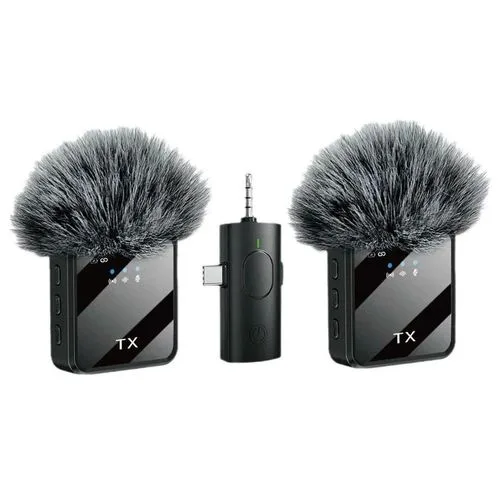 Specifications
Model: F11-2 Wireless Microphone
Type: Magnetic Lavalier Microphone
Microphones: Dual (2 transmitters + 1 receiver)
Transmission Range: Up to 20 meters
Battery Life: 5–8 hours
Charging Time: 1–2 hours
Connectivity: USB-C / Lightning
Compatibility: Android & iOS devices
